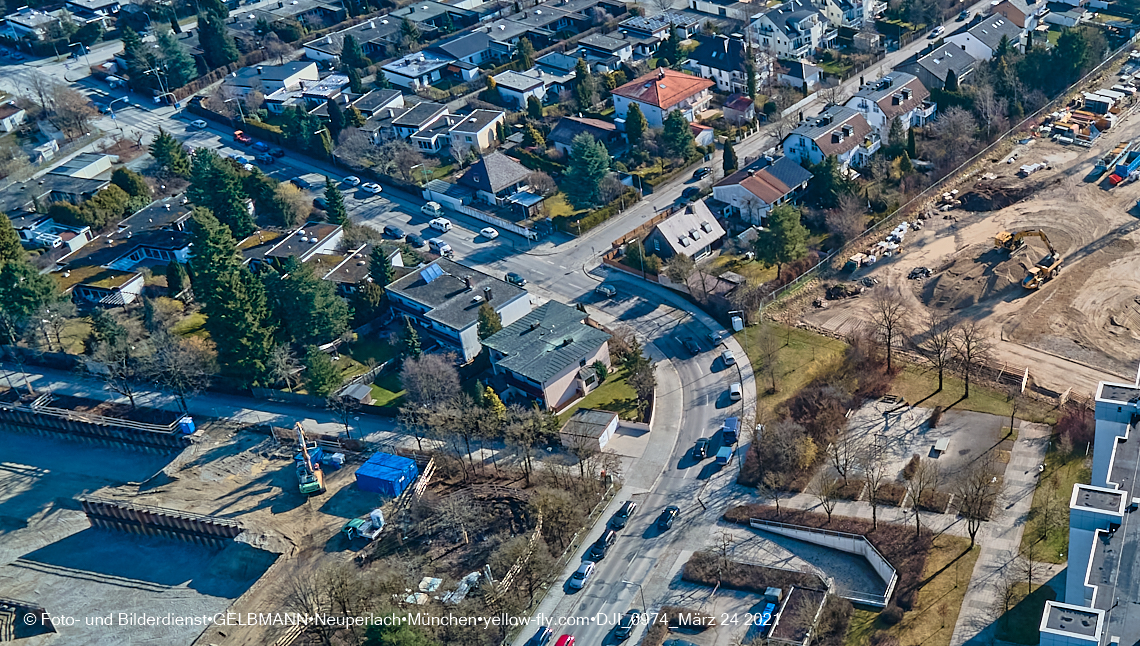 24.03.2021 - Grundstück Nideralmstraße 16 in Neuperlach